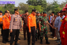 Antisipasi Bencana Karhutla, Bupati Lanosin dan Kapolres OKU Timur Cek Kesiapan Pasukan