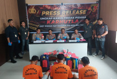 Nekat Bakar Lahan, 3 Warga Desa Sukomulyo Ditangkap Unit Pidsus Satreskrim Polres OKUT