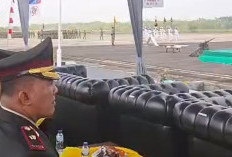 Peringati HUT TNI Ke-81, Jajaran Polres OKU Timur Hadiri Upacara Sinergitas di Lanud Gatot Subroto Way Kanan
