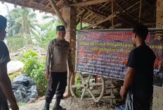 Patroli Mitigasi Karhutla, Polsek BP Peliung Sisir Dua Desa Rawan Kebakaran Lahan