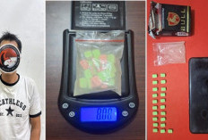 Tim Serigala Unit 1 Satresnarkoba Polres OKU Timur Ungkap Kasus Puluhan Ekstasi di Desa