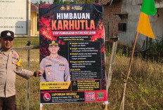 Tindak Lanjuti Instruksi Kapolda Sumsel, Satbinmas Polres OKU Timur Masifkan Sosialisasi Cegah Karhutla