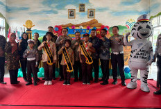 Satlantas Polres OKU Timur Launching Sekolah Sahabat Lalu Lintas Pertama di Sumsel