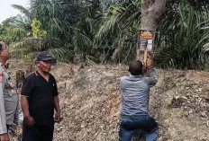 Wujudkan Zona Zero Asap, Polsek Buay Madang Timur Patroli dan Pasang Spanduk Karhutla di Tambak Boyo