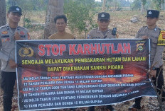 Gencarkan Pencegahan Kebakaran Lahan, Polsek BP Peliung Sosialisasi Karhutla di Desa Negeri Agung