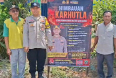 Polsek Belitang II Gencarkan Mitigasi Karhutla di OKU Timur, Tebar Maklumat Kapolda Sumsel