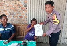 Cegah Kebakaran Hutan dan Lahan, Polsek Buay Madang Timur Giatkan Sosialisasi Karhutla di Desa Tanjung Agung