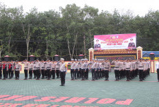Satlantas Polres OKU Timur Gelar Apel Pasukan Operasi Keselamatan Musi 2026
