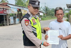 Polsek Buay Madang Timur OKU Timur Sosialisasi Pencegahan Karhutla di Dua Desa