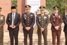 Peringati Hari Kesaktian Pancasila 2026, Bupati Lanosin dan Kapolres OKU Timur Upacara di TMP Jurai Sakti