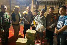 4 Rumah WargaTerdampak Banjir, Kapolres OKU Timur Turun Cek Luapan Air Sungai