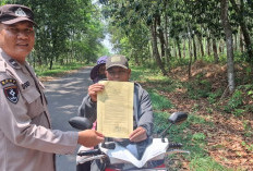 Cegah Karhutla, Polsek Martapura Giatkan Patroli dan Sebar Maklumat Kapolda Sumsel