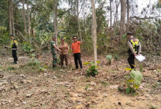 Penanggulangan Karhutla OKU Timur, Polsek Belitang I dan TNI Patroli di Daerah Rawan
