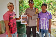 Mitigasi Karhutla, Polsek Buay Madang Sebar Maklumat dan Pasang Spanduk Imbauan di Dua Desa