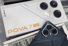 Tecno POVA 7: Hp Spesifikasi Gahar dengan Desain Kamera Segitiga