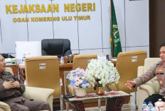 Perkuat Penegakan Hukum, Kapolres OKU Timur Silaturahmi ke Kejari