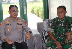 Kapolres OKU Timur Temui Dandim 0403/OKU, Perkuat Sinergitas TNI-Polri Jaga Kamtibmas