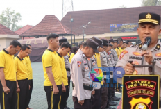 Pimpin Apel Pagi, Kabag Ops Polres OKU Timur Tekankan Kedisiplinan Personel