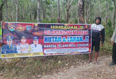 Mitigasi Karhutla di Madang Suku I, Polres OKU Timur Tebar Maklumat dan Edukasi Warga