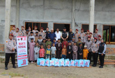 HUT Reserse ke 78, Satreskrim Polres OKU Timur Siap Melayani Bagikan Puluhan Bansos