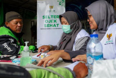 Sambut Ramadan 2026, BAZNAS Beri Layanan Kesehatan Gratis bagi Pengemudi Ojek Online