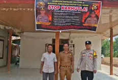 Tekan Polusi Udara, Polsek Belitang II Gencarkan Lima Agenda Mitigasi Karhutla di Dua Desa