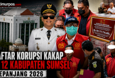 Daftar Korupsi Kakap di 12 Kabupaten Sumsel Sepanjang 2026