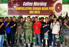 Puslatpur Martapura Gelar Koffe Morning Bersama Wartawan, ini kata Danpuslatpur Brigjen TNI Polsan Situmorang 