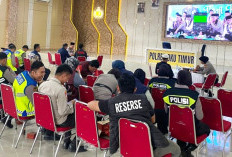 Hadirkan Gus Baha dan Kapolri, Polres OKU Timur Ikuti Ngaji Kebangsaan Virtual