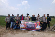 Cegah Karhutla, Kapolsek Madang Suku I IPTU Dodi Mardani Patroli Lahan Rawan Kebakaran
