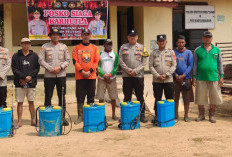 Polsek Belitang III Cek Kesiapan Posko Siaga Karhutla di Karya Makmur